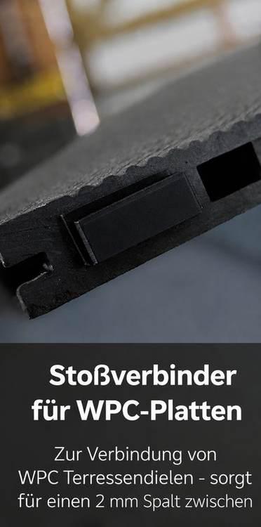 WPC Stoßverbinder für Terrassendielen